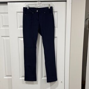 Navy Blue Slim leg Ponte pants